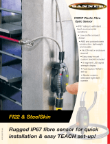 Banner Plastic Fibre Optic Sensor FI22FP User manual