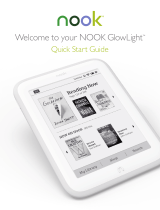 Barnes & Noble NOOK GlowLight Quick start guide