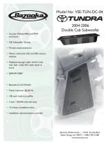 Bazooka VSE-TUN-DC-04 User manual