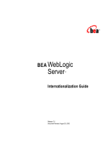 BEA WebLogic Server User manual