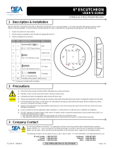 BEA 6" Escutcheon User manual