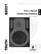 Behringer TRUTH B2031 User manual