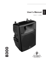 Behringer B300 User manual