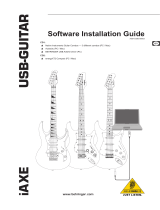 Behringer Guitar 629 User manual