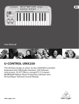 Behringer UMX250 User manual