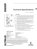 Behringer DI600P User manual