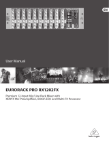 Behringer RX1202FX User manual