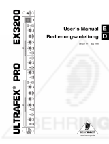 Behringer EX3200 User manual