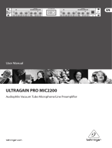 Behringer MIC2200 User manual