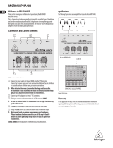 Behringer Microamp HA400 User manual