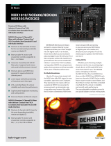 Behringer NOX404 User manual