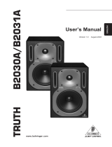 Behringer TRUTH B2031A User manual