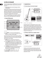 Behringer ULTRA-DI DI600P Owner's manual