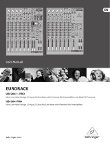 Behringer Eurorack UB1204FX-Pro User manual