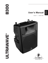 Behringer ULTRAWAVE B300 User manual