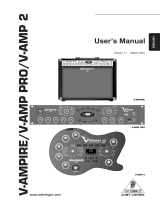 Behringer V-amp pro User manual