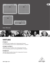 Behringer VIRTUBE VT250FX User manual