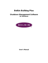 Belkin belkin bulldog plus- shutdown management software for windows User manual