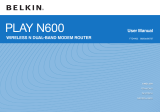 Belkin PLAY N600 User manual