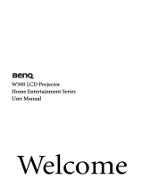 BenQ Home Entertainment W500 User manual