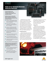 Beringer NOX303 User manual
