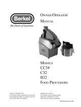 Berkel CC34 User manual
