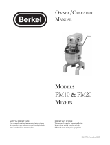 Berkel PM20 User manual