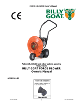 Billy Goat F601HS User manual