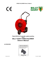 Billy Goat F601HS Owner's manual