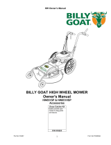 Billy Goat HW651HSP Owner's manual