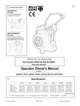 Billy Goat QUIET BLOW QB554HC User manual