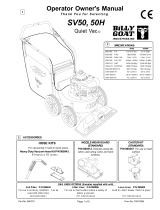 Billy Goat SV50H User manual