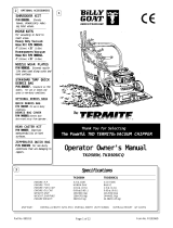 Billy Goat Termite TKD505H User manual