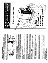 Black & Decker 4008 User manual