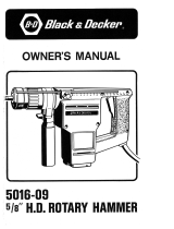 Black & Decker 5016-09 User manual