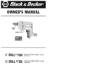 Black & Decker 7100 User manual