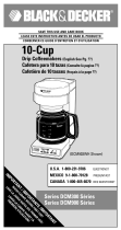 Black & Decker DCM300 Sries User manual