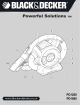 Black & Decker Powerful Solutions Dustbuster Flexi PD1200 User manual