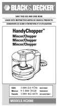 Black & Decker HandyChopper HC2000 User manual