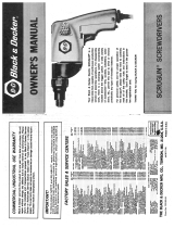 Black & Decker Scrugun 722152-04 User manual