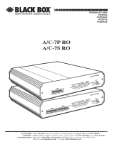 Black Box A/C-7P User manual