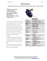 Black Box Electronic Accessory Industrial Serial to Multi-mode Fiber Optic Converter User manual