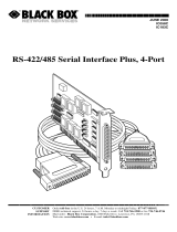 Black Box RS-422 User manual