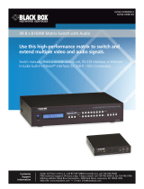 Black Box Switch AVSW-HDMI-RX User manual