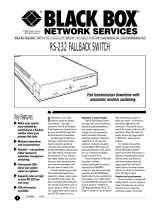 Black Box FALLBACK RS-232 User manual