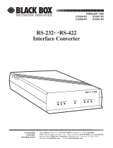 Black Box RS-422 User manual