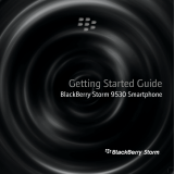 Blackberry Storm 9530 User manual