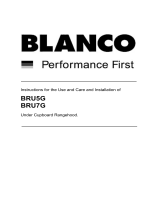 BLANCO BRU5G User manual