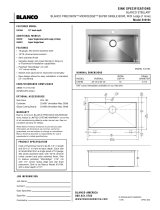 BLANCO Precision Microedge Super Single Bowl 516201 User manual