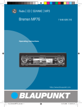 Blaupunkt Bremen MP 76 User manual